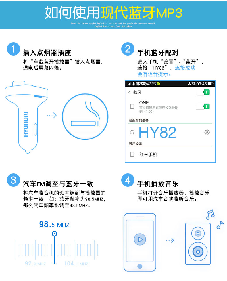 bộ phát wifi 4g xiaomi Xe hiện đại MP3 máy nghe nhạc Bluetooth đa chức năng thu 24v xe tải lớn máy xúc xe sạc - Trình phát TV thông minh model wifi