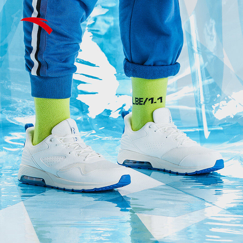 Anta Air Cushion Sports Shoes Men's Shoes 2021 New Autumn Lightweight White Running Shoes Trendy Men's Casual Shoes