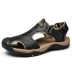 Jin Ge Camel Baotou Sandals Giày da nam bãi biển 2018 Mùa hè Mới Giày nam thoáng khí ngoài trời Sandal