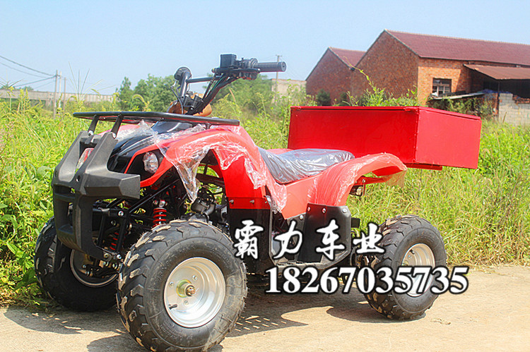 Kích thước bull off-road xe máy bốn bánh ATV với trục hộp hàng hóa phía sau ổ đĩa tất cả các xe đạp địa hình núi xe atv địa hình 4 bánh 50cc