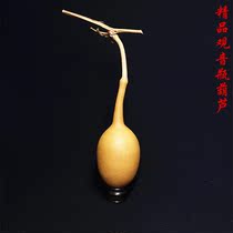 Natural alone dominates the special-shaped Tianjin mouth Guanyin bottle single-headed gold hand twist text play a piece of a gourd