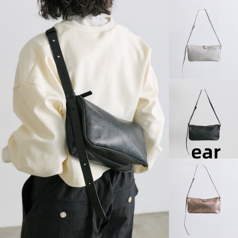 Japanese Genuine Ear Papillonner Simple and Niche Design Crossbody Bag with Adjustable Shoulder Strap Single Shoulder Bag for Women