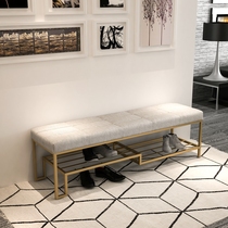 Nordic Doorway Change of shoes Stool Cloakroom Wear and stool Stool Clothing shop Bench Rest Stool Home Bench Sofa Stool