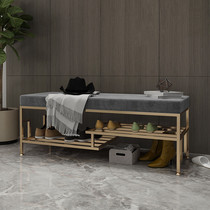 Light Extravagant Shoes stool Home doorway Shoe Rack Nordic Cloakroom Wear and stool Bench Strip Stool entry Shoes Stool
