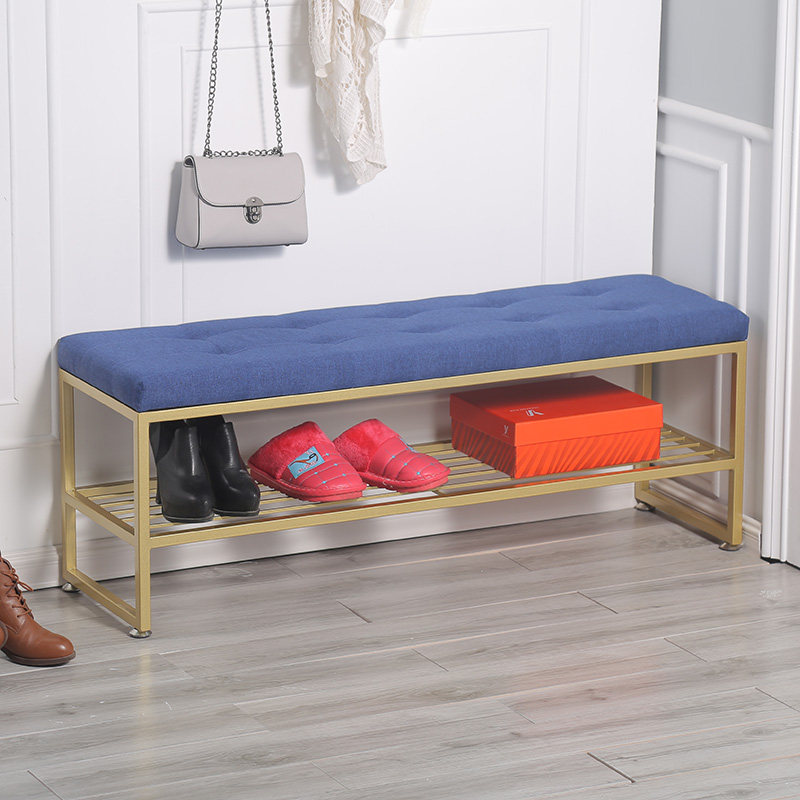 Nordic door change shoe stool clothing store wear shoes rest stool cloakroom try shoe stool net red sofa bench bed end stool