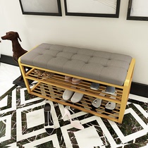 Nordic entrance door changing shoes Stool Clothing Shop for shoes Shoes Stool Home Creative rest stool Bench Sofa Stool