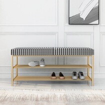 Modern minimalist changing shoes stool for home doorways Shoes Strips Benches Light Lavish Birds and Shoes Stool Clothes Shop Sofas