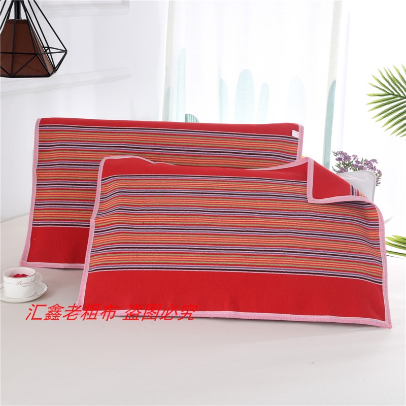 [Special] bông gối bao gồm hai được trang bị Tăng dày cũ khăn thô 50 * 75 viền gối bao gồm một cặp váy - Khăn gối vỏ gối đẹp