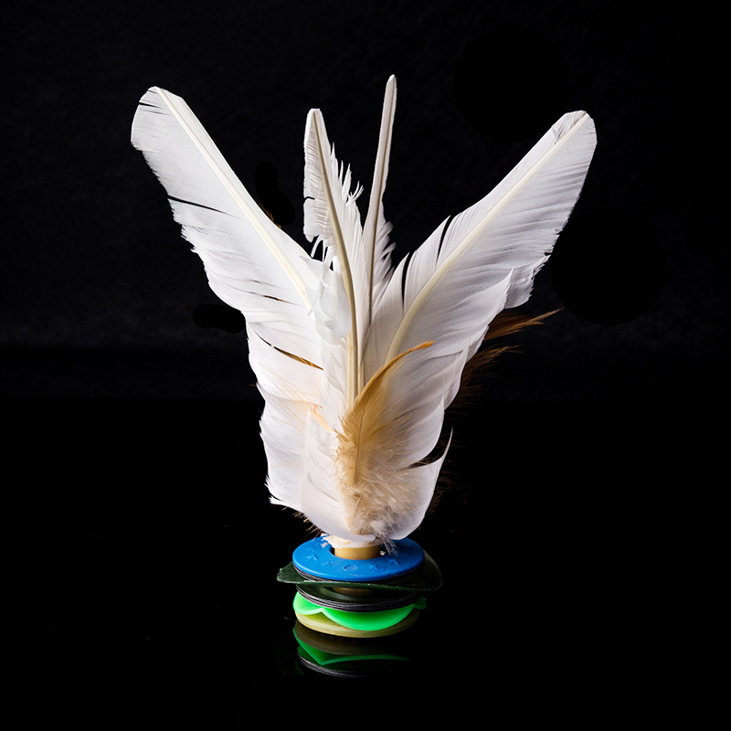 Goose feather white feather shuttlecock Kindergarten children primary school students shuttlecock training competition special fitness kick