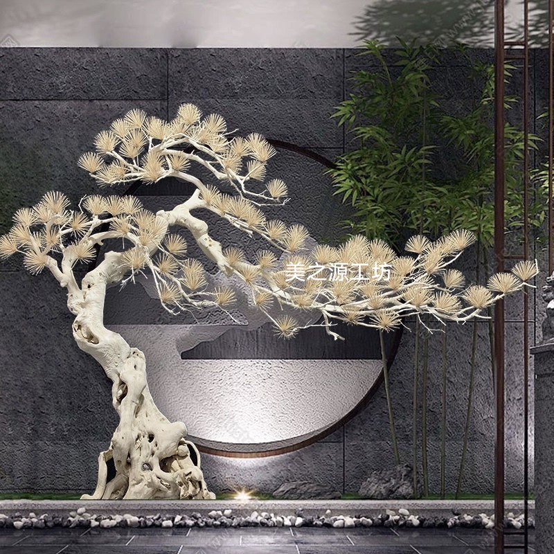 Large Artificial Pine Tree, Simulated Pine Tree, Deadwood Style Tree, Landscape Indoor Decoration, Cedar Toothpick Pine Tree, Soft Decoration for Hotels