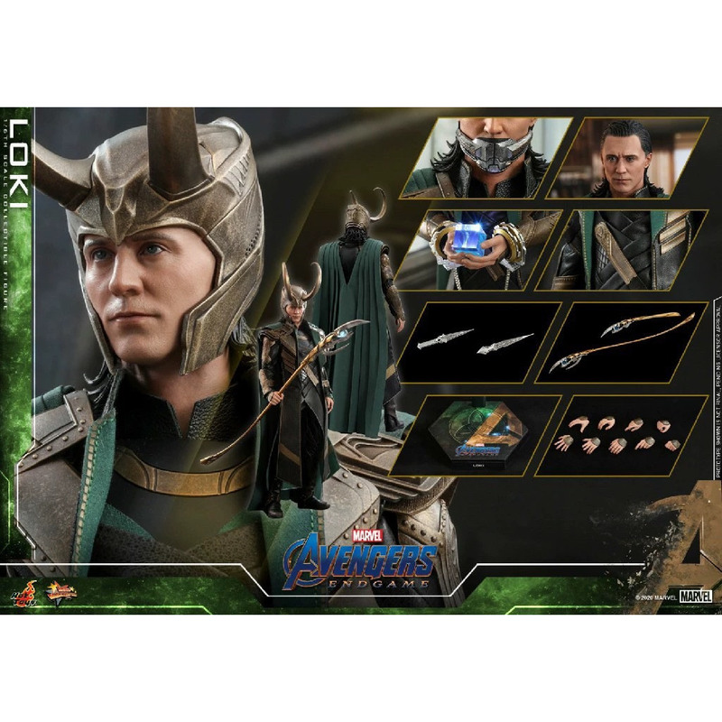 [in Stock with Free Shipping] Hottoys Ht 1/6 Mms579 Avengers 4 Loki 4.0 2012 Version