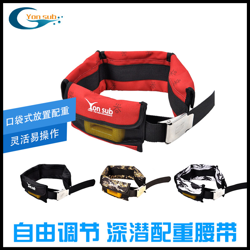 Pocket Diving Counterweight Bag Diving Lead Bag Dive Counterweight Belt Quick Release Buckle Lead Belt Diving Belt