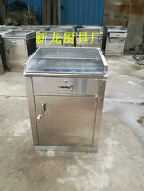 Stainless steel office desk with side cash register with lock chest of drawers Computer writing desk Single-pass workbench cabinet