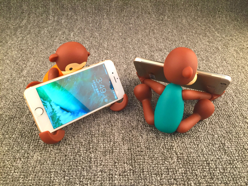 Armor King Cute Monkey Toy Adjustable Digital Support for 3.5-6 inch Phones & 7-10 inch Tablets