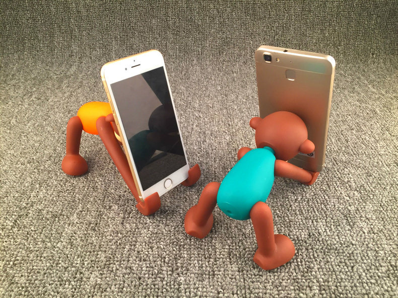 Armor King Cute Monkey Toy Adjustable Digital Support for 3.5-6 inch Phones & 7-10 inch Tablets