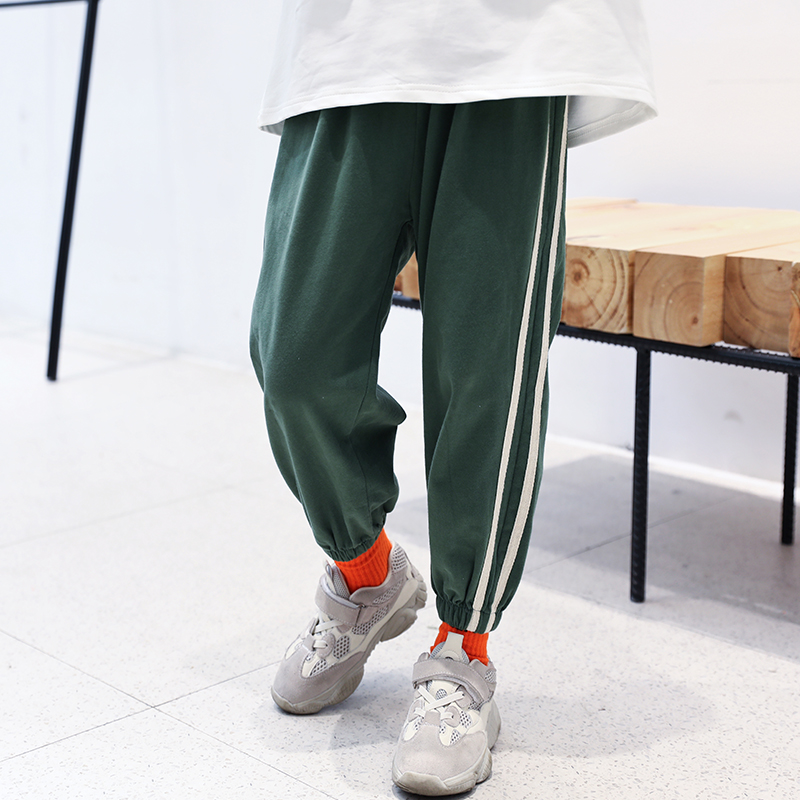 (Clearing Đặc biệt) Thu Pants 2020 vừa và lớn trẻ em mới quần sweatpants.