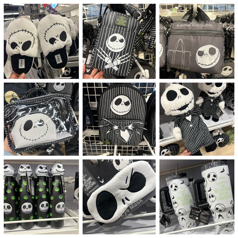 British Primark Anime Christmas Horror Nights Wallet Skull Jack Backpack Cup Eco-Friendly Bag