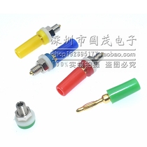 2mm banana banana plug pure copper gilded mini miniature small model post terminal Lantern Flowers