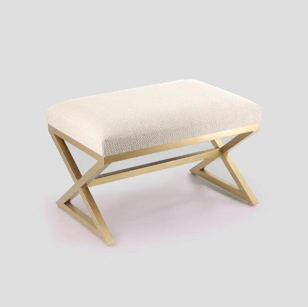 Nordic shoe changing door creative soft bag cushion bed end stool wear shoe stool shoe store cloakroom rest sofa stool bench