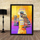 Basketball NBA star Lakers LeBron James poster frame sports store decoration painting hanging mural