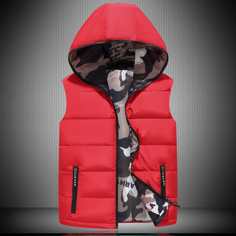 Down cotton vest men's autumn and winter Korean version of the trend of sports and leisure thermal vest couple jacket vest custom logo