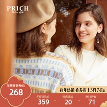 PRICH autumn and winter womens bottoming sweater burst inside knitted sweater womens PRKWA4T09M