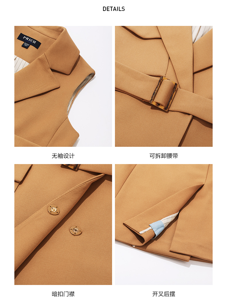 Áo gió nữ đi biển mùa thu và mùa đông Áo khoác mới dài tay PRJT84953M - Trench Coat áo khoác nữ trung niên