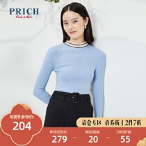 PRICH (Mall same) new wool blend comfortable pullover sweater PRKWA4911M