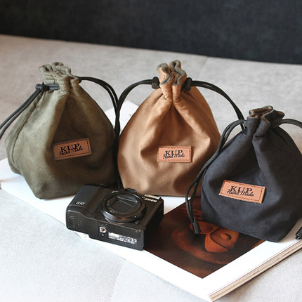 佳能60d 包 单反包 便携复古相机包收纳袋防水