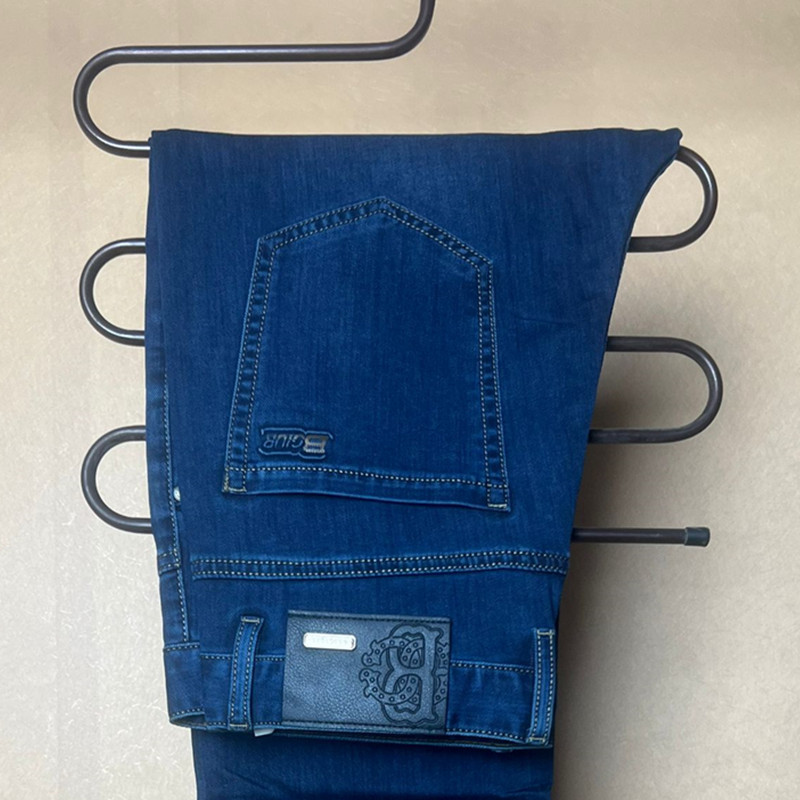 Men's Summer Ultra-Thin Loose Straight-Leg Business Casual European-Style Soft and Cool Long Jeans Imported from the United States Men's Summer Ultra-Thin Loose Straight-Leg Business Casual European-Style Soft and Cool Long Jeans Imported from the United States