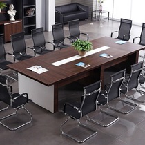 Simple modern conference table long table small panel training table rectangular office table and chair bench table office furniture