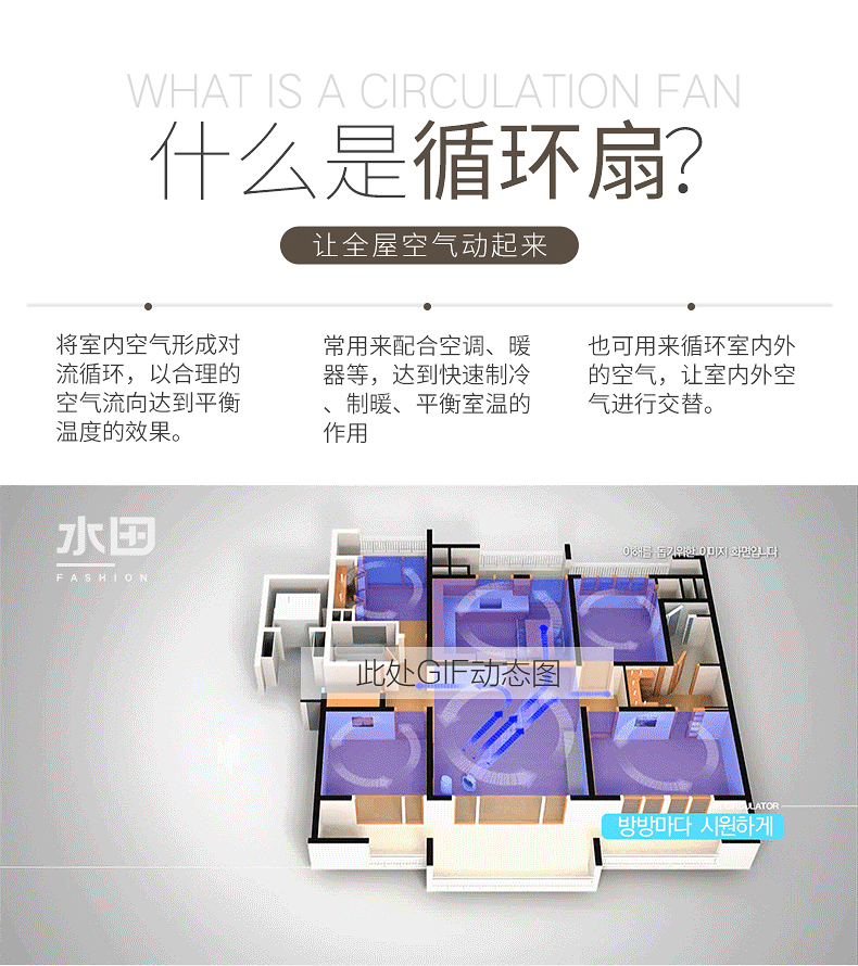 Quạt điện Paddy 9 inch Máy tính để bàn Quạt chu kỳ âm thanh nổi lắc đầu đối lưu quạt điều khiển từ xa văn phòng tại nhà mới - Quạt điện quạt điều hòa