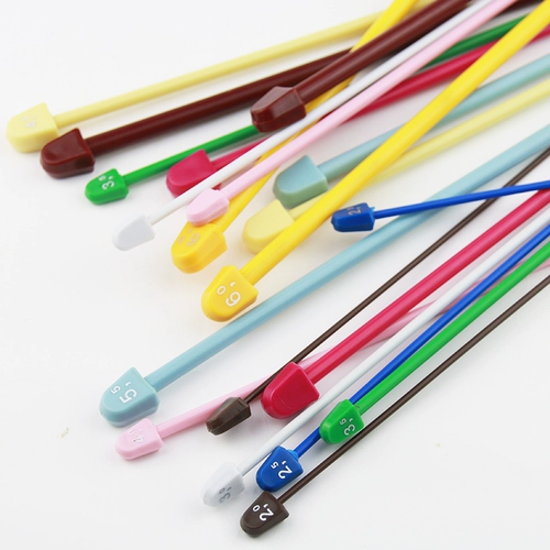 Цвет одноположенная игольчатая шерстяная шерстяная стержень Игла Пластиковая шарф иглы иголка толстый палоч