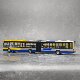 Car Shadow Photography 1:64 4-Way Huanghai Dd6180S01 Articulated Beijing Bus Model Alloy Large Yellow Front