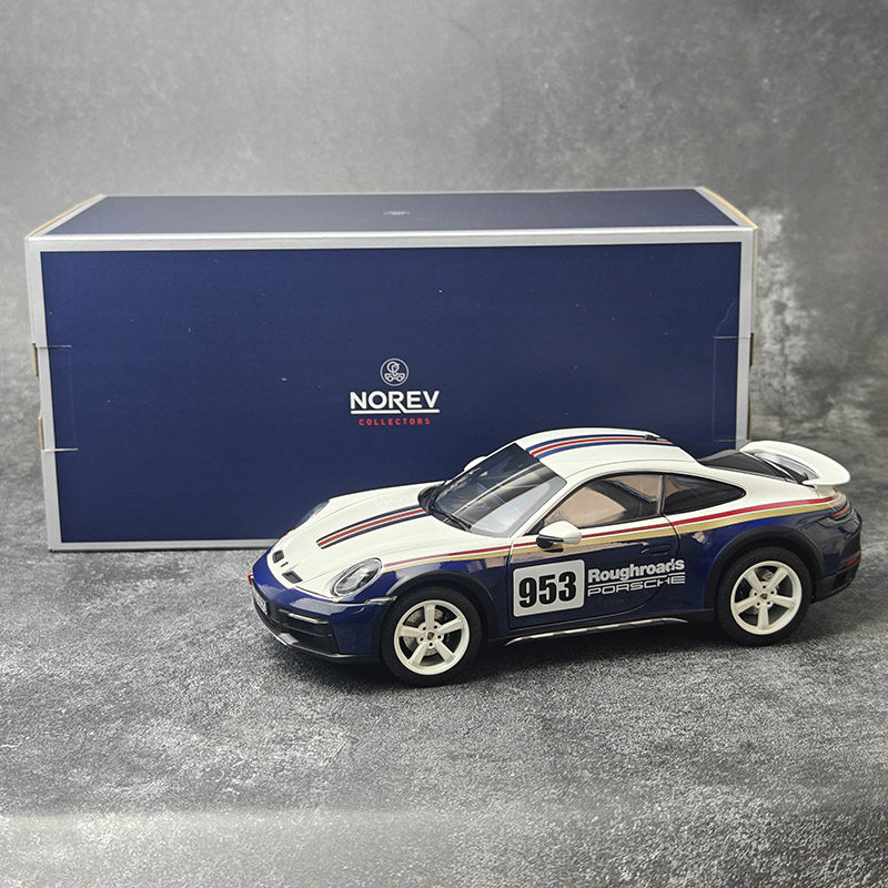 NOREV 1:18 Porsche 911 Dakar Edition 992 Dakar 2023 Alloy Car