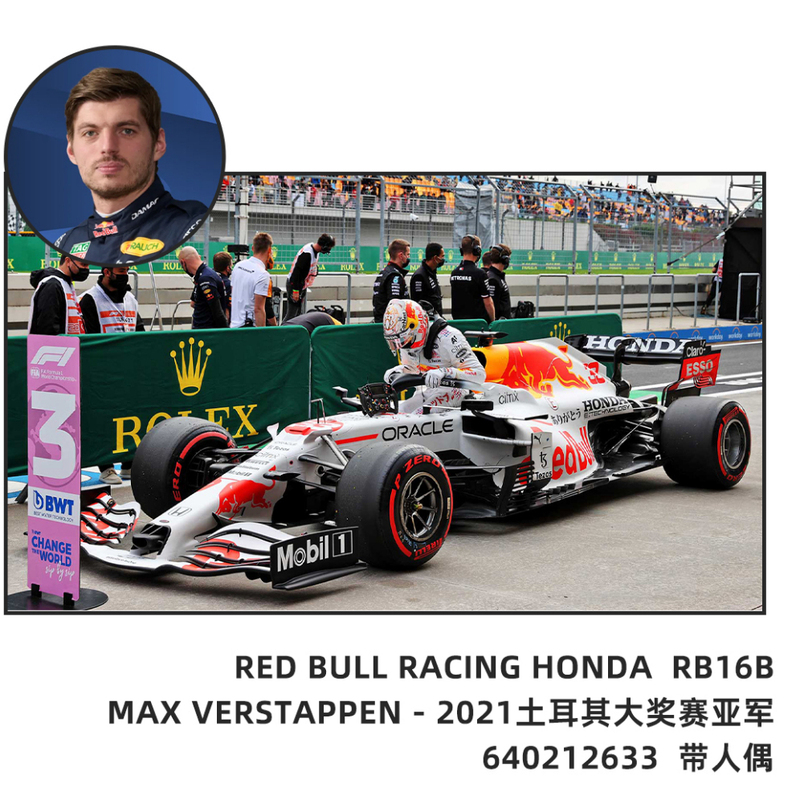 Miniature 1:64 Red Bull Rb16B 2021 Turkish Valtteri Bottas with Figurine Alloy F1 Racing Car Model Miniature 1:64 Red Bull Rb16B 2021 Turkish Valtteri Bottas with Figurine Alloy F1 Racing Car Model
