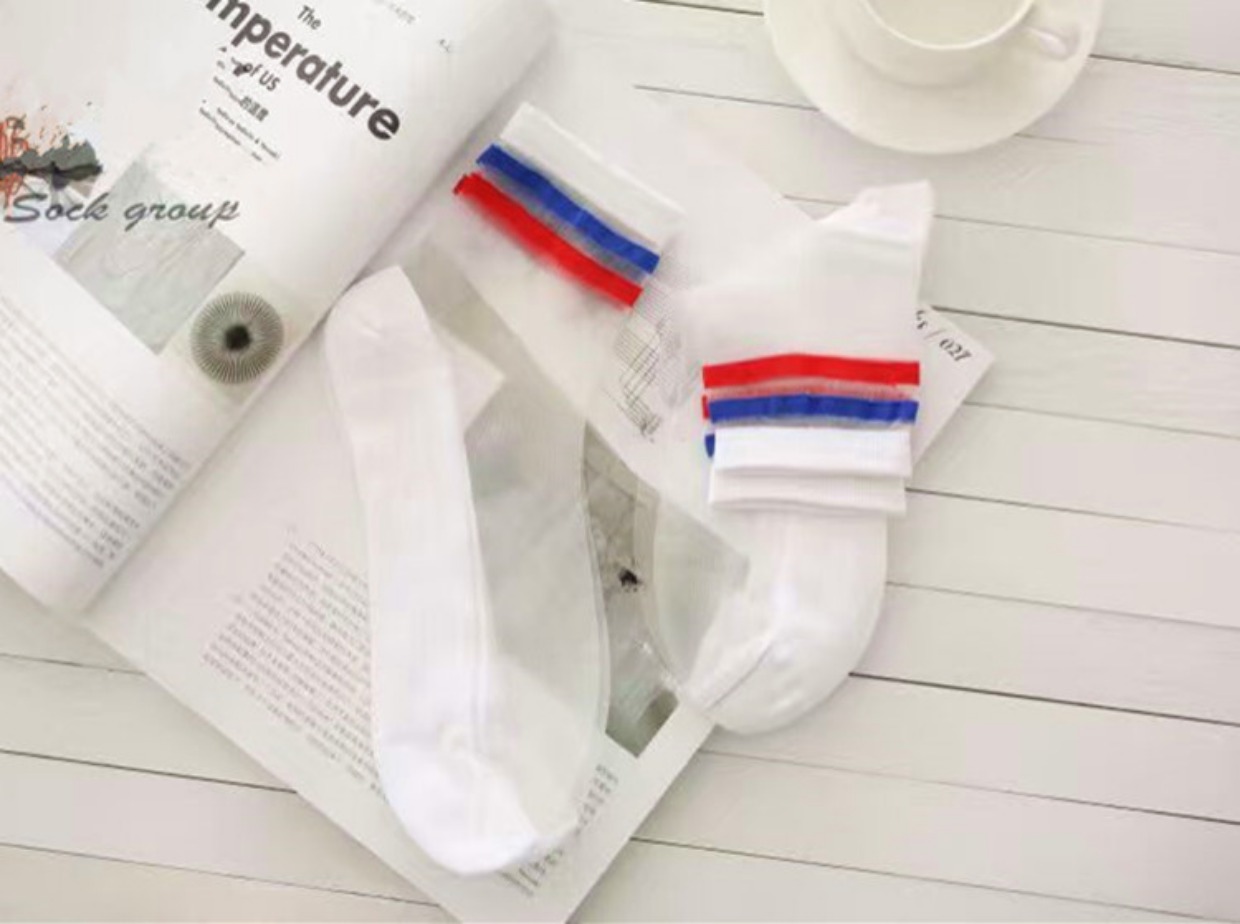 Vớ ren pha lê Hàn Quốc vớ lụa thủy tinh lụa lụa cotton vớ vớ Nhật Bản pha lê vớ ngắn tat nu de thuong