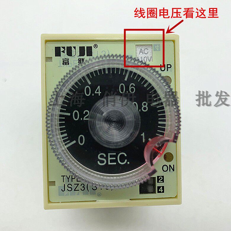 Fuji FUJI time relay ST3PA-S 1 second timing 110V voltage ST3PA-S punching machine is suitable