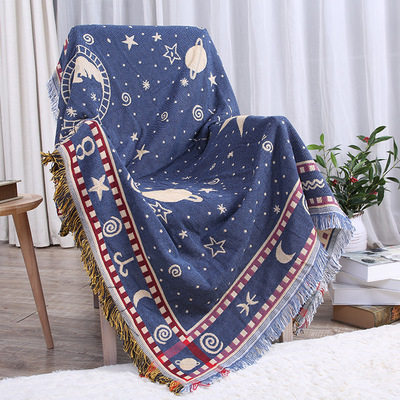 American Countryside Sofa Blanket Casual Blanket cotton thread Blanket Art Tapestry Cover Towels Sofa Towels sofa towels