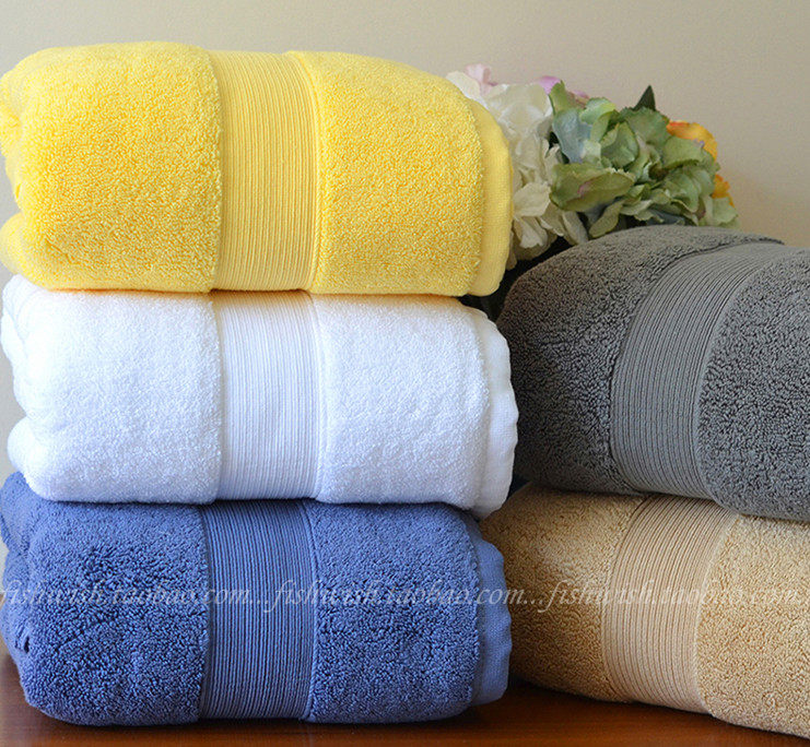 Export foreign trade tail single Yu single pure cotton five-star hotel upscale thickened water absorbent softness to the National People's Congress bath towels