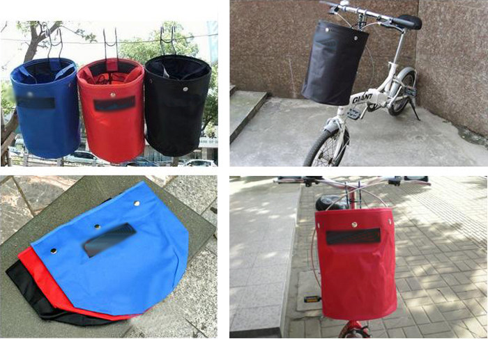 Panier pour vélo en toile - Ref 2258168 Image 4