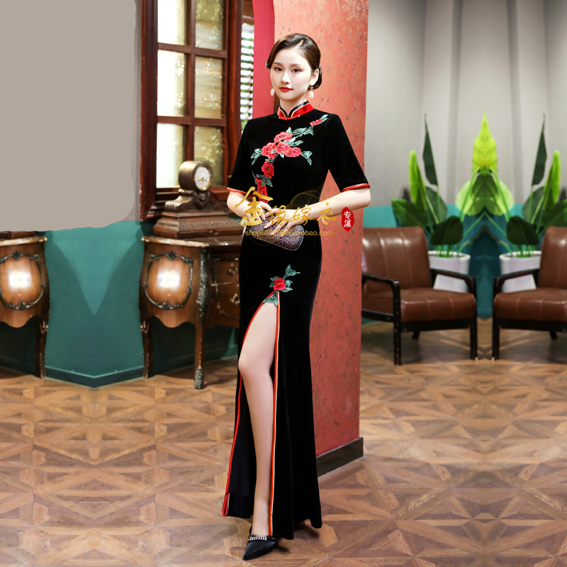  Black middle sleeve+S  