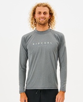 (spot) Ripcurl mens long sleeve surf sunscreen UPF50 grey 12MMRV