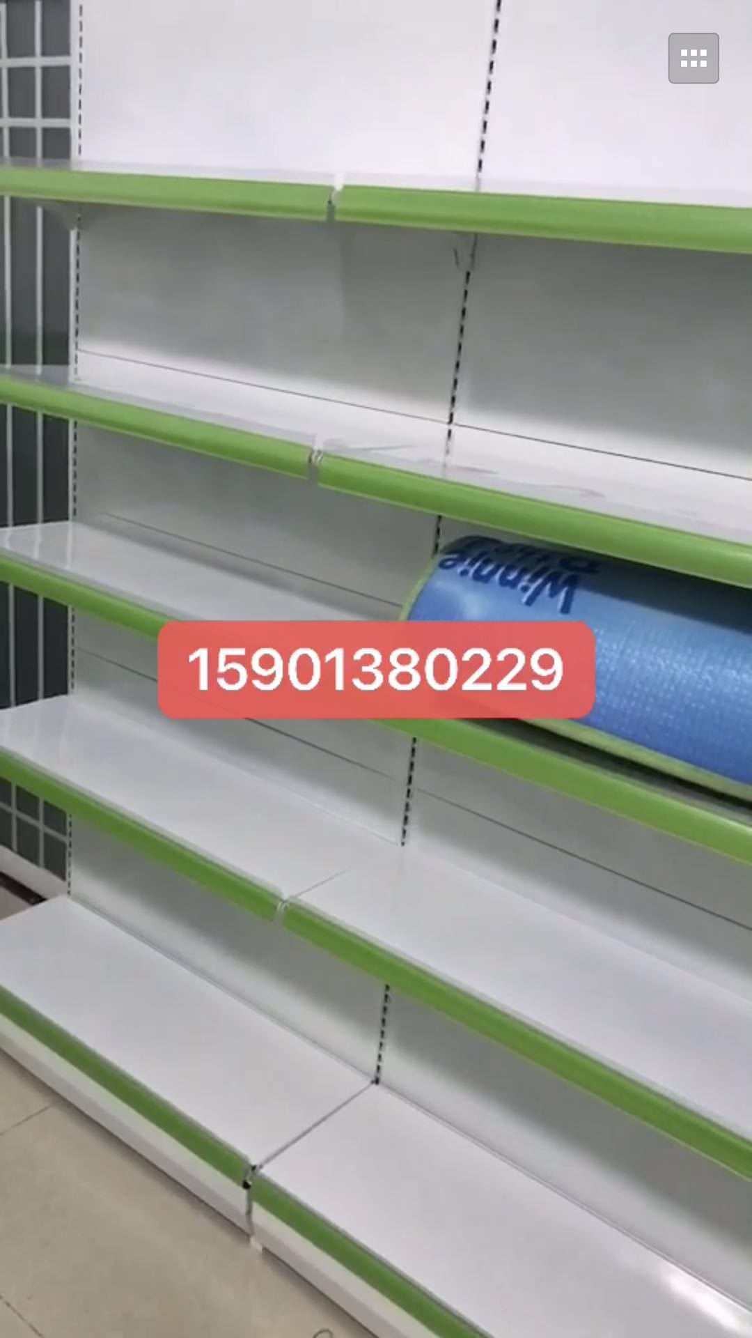 White explosion style Japanese convenience store supermarket shelf store canteen pharmacy shelf multi-layer adjustable and customizable