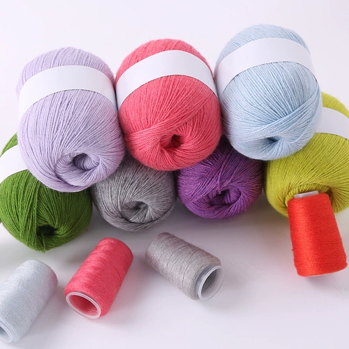 Кашемирная проволока Аутентичная рука сплетенная шерсть толще 100%чисто каша -шерстяная шерстя