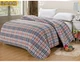 Cotton twill quilt cover đơn mảnh đôi sinh viên 1,5m giường 1,8 m phim hoạt hình dải bông duy nhất chăn