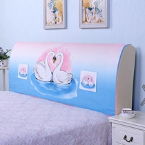 All-inclusive fabric headboard cover Headboard cover Dust cover 1 5m bed 1 8m bed Simple modern European Cartoon protective cover