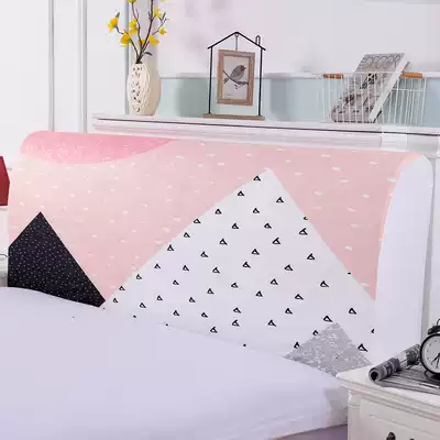 Bedside cover bed head cover dust cover 1 5m bed 18 m bed simple modern elastic all-inclusive European solid wood protective cover