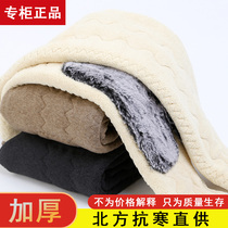 Ordos Produce 100% Camel Cashmere Mens Wool Pants Lady Thickened Cashmere Pants With Underpants Sweatpants Winter