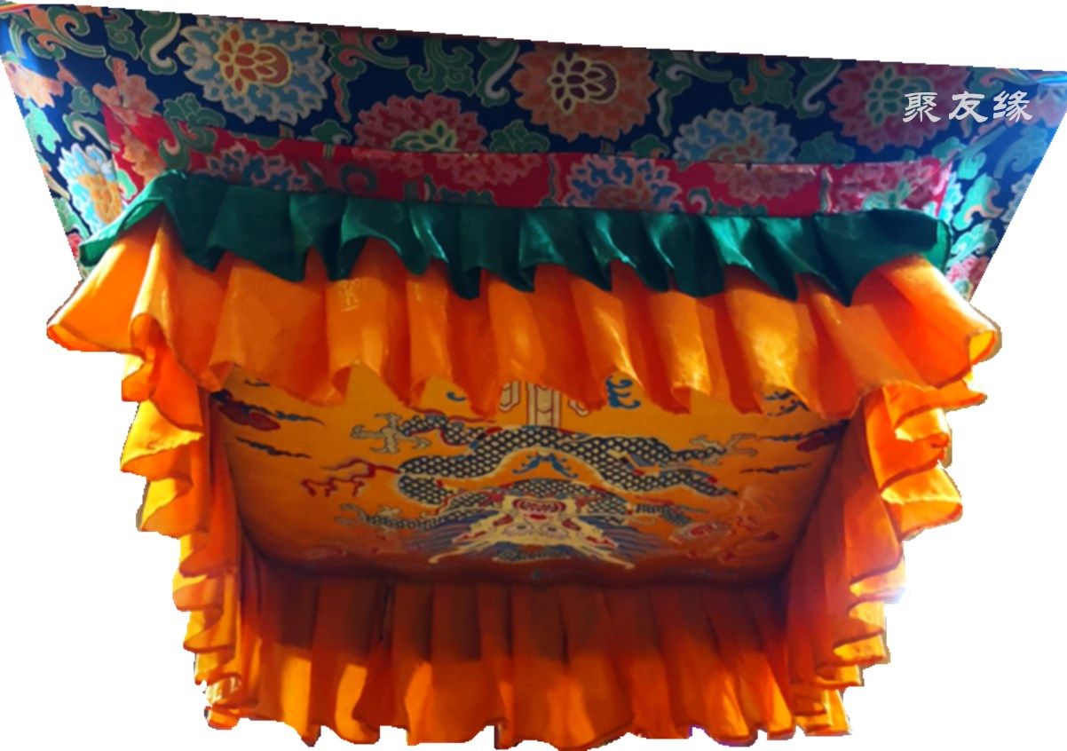 Buddhist supplies living Buddha master Dharma seat treasure umbrella Buddha top cover Baogai Buddhist temple temple mandala decoration new 1 meter